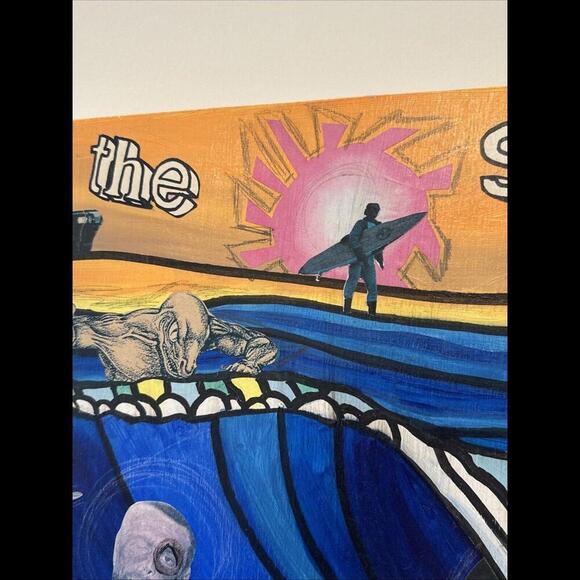 Bruce Reynolds Collage Original Art 2007 The Spot 20” X 20” - Picture 7 of 12